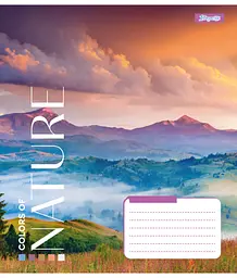 Набір зошитів 1 Вересня Colors of nature А5 в клітинку 60 аркушів 10 шт. (767394) - мініатюра 5