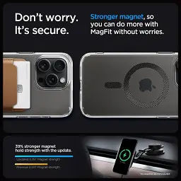 Чохол-накладка Spigen Ultra Hybrid MagFit для Apple iPhone 15 Pro Carbon Fiber (ACS06717) - мініатюра 5