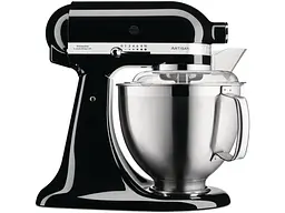 Кухонна машина KitchenAid Artisan 5KSM185PSEOB з відкидним блоком 4.8 л чорна
