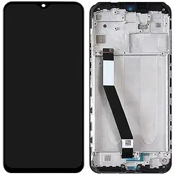 Дисплей Xiaomi Redmi 9/Poco M2/Redmi 9 Prime чорний, оригінал PRC, з рамкою