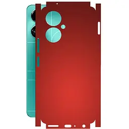 Защитная пленка StatusSKIN для Tecno Camon 19 Корпус Винил красная матовая