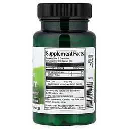 Гуарова камедь Swanson Guar Gum 400 mg Full Spectrum, 60 капсул - мініатюра 2