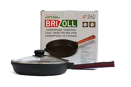 Сковорода чавунна Brizoll Optima Lids O2640P-C 26 см - мініатюра 4