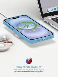 Чохол ArmorStandart ICON2 MagSafe для Apple iPhone 16 Plus Capri Blue - мініатюра 9