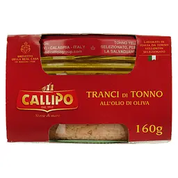 Тунець шматочками Callipo в оливковій олії 160 г (809532)