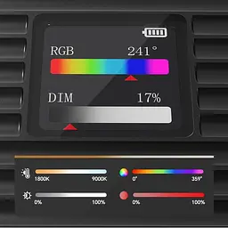 Накамерне світло Ulanzi K20 RGB L207 Black [157900] - мініатюра 15