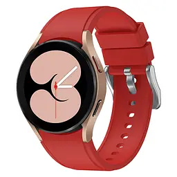 Ремінець для Samsung Galaxy Watch 4 40mm - червоний ширина кріплення 20мм силікон Watchbands Galaxy Classic (W43-4WB35824309) - мініатюра 2