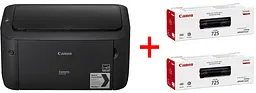 Принтер i-SENSYS LBP6030B + Картриджі 725 2шт. Canon teh0022933
