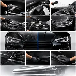 Антигравійна захисна бронеплівка за лекалами для Audi A5 F5 2016-2019 - передня частина авто (капот бампер крила)) - мініатюра 2