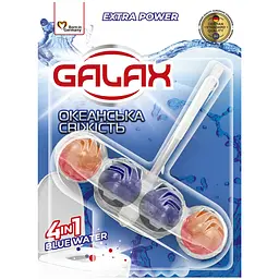 Уцінка. Туалетний блок для унітазу Galax Океанська свіжість 55 г