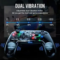 Геймпад Onikuma бездротовий M7 для ПК ноутбука PS4 PS5 Xbox з Bluetooth та RGB підсвіткою універсальний контролер - мініатюра 2