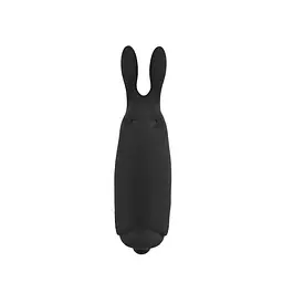 Віброкуля Adrien Lastic Pocket Vibe Rabbit Black зі стимулювальними вушками - мініатюра 1