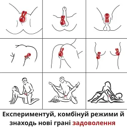 Вакуумний стимулятор клітора I’MCUM Bunny Kiss 8 режимів вібрації 5 режимів всмоктування у формі кролика Рожевий (IM-KXY269) - мініатюра 6
