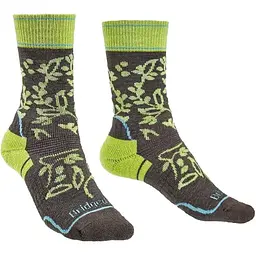 Шкарпетки Bridgedale Hike MW Endurance Boot Wmn Pattern Brown/Lime M (1053-710093.120.M)