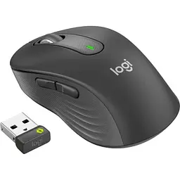 Бездротова миша Logitech Signature M650 L Wireless Mouse Graphite (910-006236) (910-006348) - мініатюра 1