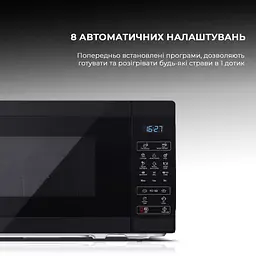 Мікрохвильовка з грилем Sharp YC-MG02E-B - мініатюра 7