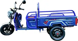 Вантажний електроскутер-самоскид триколісний CROSSER Cargo 12" (1500W 60V, 32Ah) Синій
