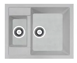 Кухонна мийка Adamant Duplex 610x495x200 old stone 100001444, Сірий