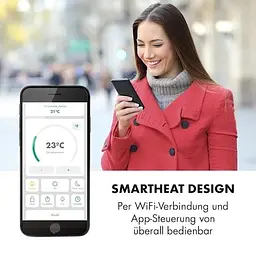Конвекторний обігрівач Klarstein Bornholm Smart WiFi 2000 Вт білий (10034390) - мініатюра 8