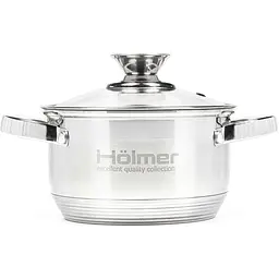 Набір каструль з кришками Holmer CS-1851-SS (CS-1851-SS) - мініатюра 2