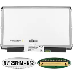 Матриця 12.5 NV125FHM-N62 (1920*1080, 30pin(eDP,IPS), LED, SLIM, матова) для ноутбука