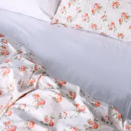 Дитячий комплект постільної білизни MirSon Сатин 22-1399 Flower Fantasy 110х140 см білий (2200010566314) - мініатюра 3