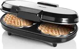 Вафельниця Bestron double heart ADWM730S - мініатюра 3