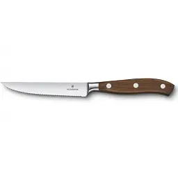 Кухонний ніж Victorinox Grand Maitre Steak 12см Serrated Wood (7.7200.12WG) - мініатюра 3