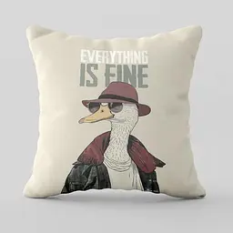 Подушка 3D Everything is fine 28929 35х35 см