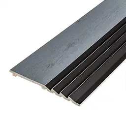 Рейка декоративна Sticker Wall PS 2900х157х11мм Сіре дерево із чорним SW-00002149-