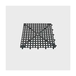 Барний килимок The Bars 33x33 см, чорний (TPBLK)