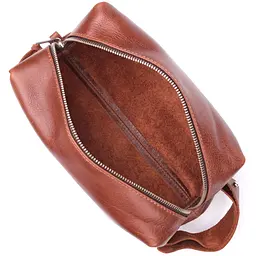 Чоловіча шкіряна косметичка GRANDE PELLE 22.5х12х11 см sum0020995 - мініатюра 4