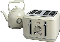 Тостер , 950Вт, пластик + металл, бежевий Gorenje teh0025677 - мініатюра 10