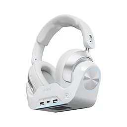 VGN OMNISOUND PRO MAX — преміальний звук для справжніх геймерів 7.1 для FPS, 53 мм драйвери, White
