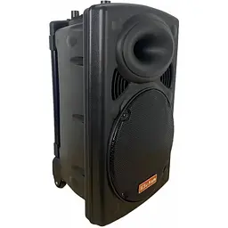 Акумуляторна акустична система XPRO BT-120D колонка валіза 150Вт USB SD FM радіо Bluetooth 2 радіомікрофони ДУ чорна (4382) - мініатюра 2