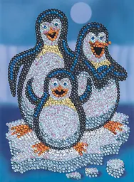 Набір для творчості Red Пінгвіни Пепіно 25*34см Sequin Art det0017601 - мініатюра 2