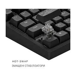 Клавіатура Dark Project ALU81 Terra Nostra PBT RGB Mech G3MS Moonstone Black (DPKB_NOSTRA_81_ANSI_BLACK_UA) - мініатюра 9