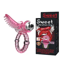 Ерекційне кільце Sweet Vibration Ring рожеве