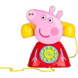 Іграшка-каталка на мотузочці Peppa Pig Телефон Пеппи (1684687)