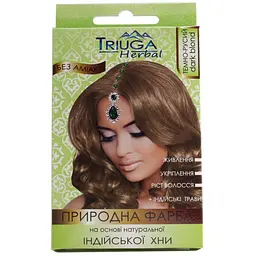 Природна фарба на основі хни "Темно-русий" Triuga 4243 25 г (8908003544243)