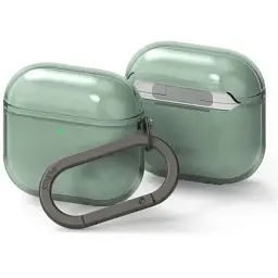 Чохол з карабіном Ringke Air для AirPods 4 2024 Green - мініатюра 2