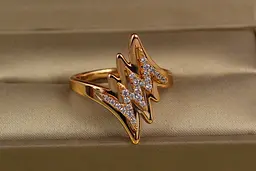 Кільце Xuping Jewelry гроза р 17 золотисте