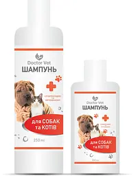 Шампунь хлоргексидин та кетоконазол Doctor Vet 100 мл - мініатюра 2