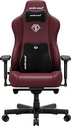 Ігрове крісло Anda Seat Kaiser 3E Maroon PVC Size XL (AD23YC-XL-09-A-PV/C-A01) - мініатюра 3