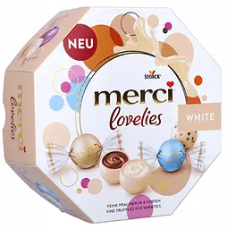 Цукерки Merci Lovelies White 185г - мініатюра 2