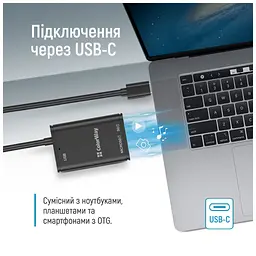 Зчитувач флеш-карт ColorWay USB-C to USB 3.0/SD/MicroSD (CW-CR-02) - мініатюра 7