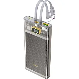 Портативна батарея Power Bank Hoco J104 Discovery Edition 22.5W with cable 10000mAh Grey