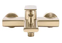 Змішувач для ванни Rea Verso настінний з виливом brushed gold REA-B6565, Золотий - мініатюра 2