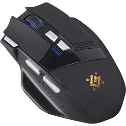 Мишка Defender Knight GM-885, бездротова, ігрова, 8кн., 3200 dpi., 400 mAh, чорна - мініатюра 7