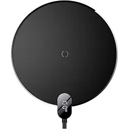 Бездротовий зарядний пристрій Baseus Digital LED Display Wireless Charger Gen2 15W (CCED000001) Black [78282]